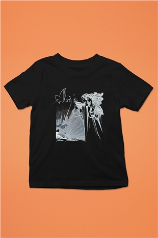 Alcest Baskılı Unisex Siyah Çocuk Tişört - Tshirt