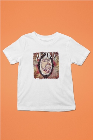 Alesana Baskılı Unisex Beyaz Çocuk Tişört