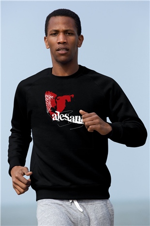 Alesana Siyah Unisex Sweatshirt