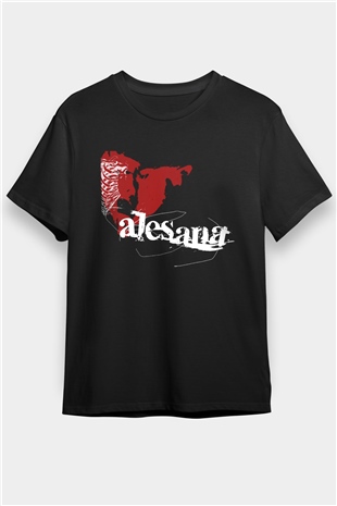 Alesana Siyah Unisex Tişört T-Shirt - TişörtFabrikası