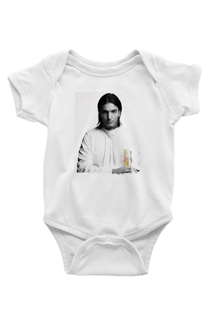 Alesso Beyaz Bebek Body - Zıbın