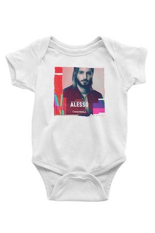 Alesso Beyaz Bebek Body - Zıbın