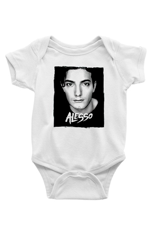Alesso Beyaz Bebek Body - Zıbın