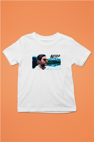 Alesso Beyaz Unisex Çocuk Tişört