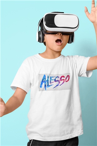 Alesso Beyaz Unisex Çocuk Tişört