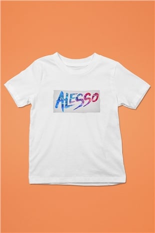 Alesso Beyaz Unisex Çocuk Tişört