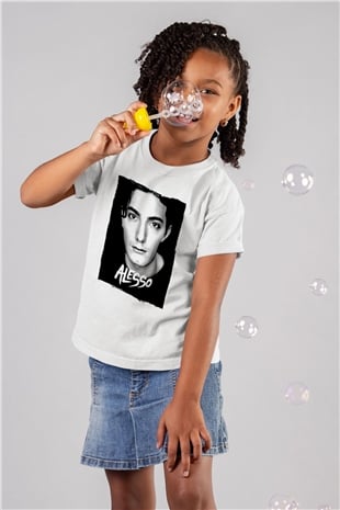 Alesso Beyaz Unisex Çocuk Tişört