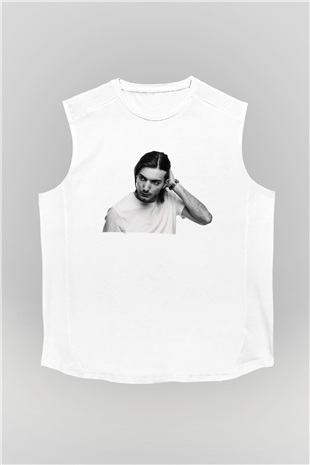 Alesso Beyaz Unisex Kolsuz Tişört