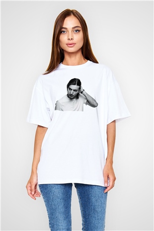 Alesso Beyaz Oversize Tişört Oversize T-shirt - TişörtFabrikası