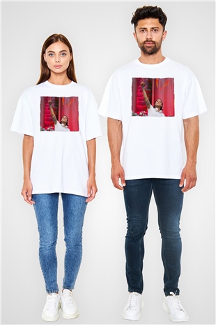Alesso Beyaz Oversize Tişört Oversize T-shirt - TişörtFabrikası