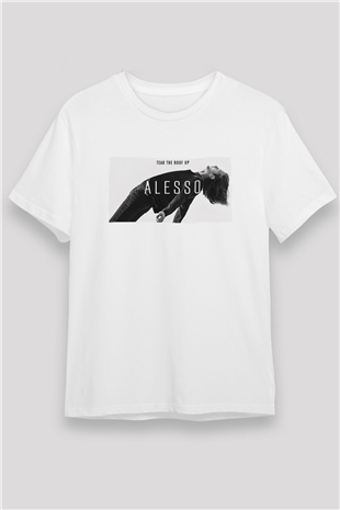 Alesso Beyaz Unisex Tişört T-Shirt - TişörtFabrikası
