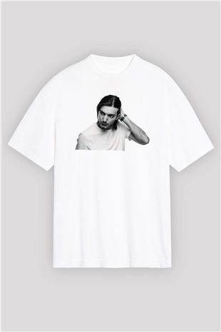 Alesso Beyaz Oversize Tişört Oversize T-shirt - TişörtFabrikası