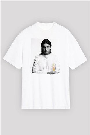 Alesso Beyaz Oversize Tişört Oversize T-shirt - TişörtFabrikası