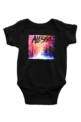 Alesso Siyah Bebek Body - Zıbın
