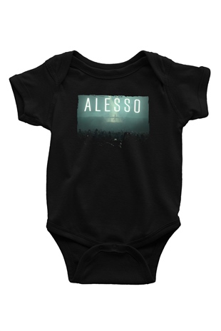 Alesso Siyah Bebek Body - Zıbın