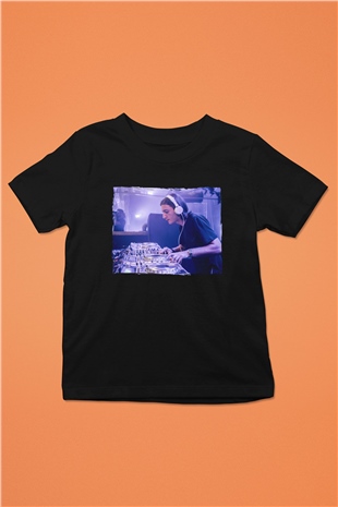 Alesso Siyah Unisex Çocuk Tişört
