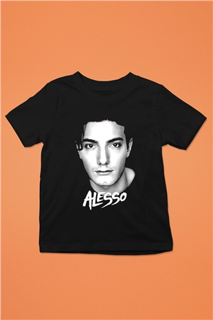 Alesso Siyah Unisex Çocuk Tişört