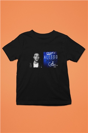 Alesso Siyah Unisex Çocuk Tişört