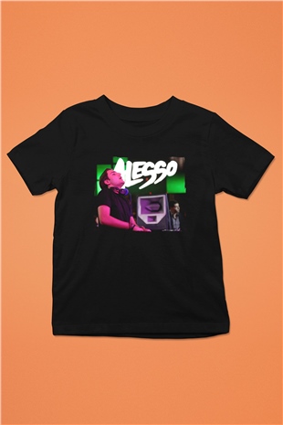 Alesso Siyah Unisex Çocuk Tişört