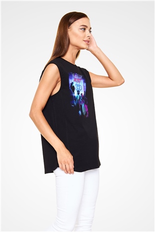 Alesso Siyah Unisex Kolsuz Tişört
