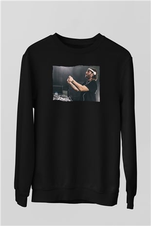 Alesso Siyah Unisex Sweatshirt