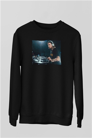 Alesso Siyah Unisex Sweatshirt