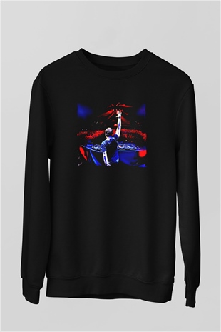 Alesso Siyah Unisex Sweatshirt