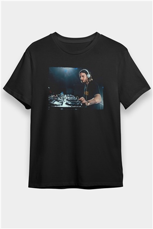 Alesso Siyah Unisex Tişört T-Shirt - TişörtFabrikası