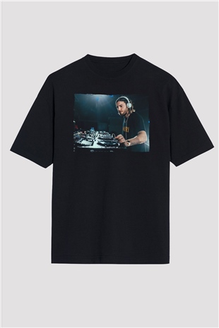 Alesso Siyah Oversize Tişört Oversize T-shirt - TişörtFabrikası