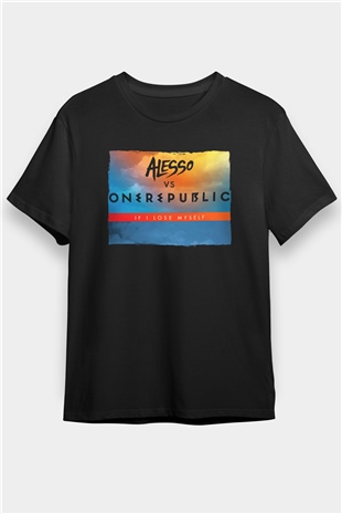 Alesso Siyah Unisex Tişört T-Shirt - TişörtFabrikası