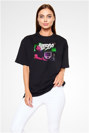 Alesso Siyah Oversize Tişört Oversize T-shirt - TişörtFabrikası
