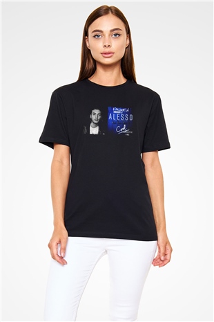 Alesso Siyah Unisex Tişört T-Shirt - TişörtFabrikası