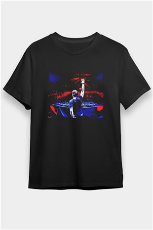 Alesso Siyah Unisex Tişört T-Shirt - TişörtFabrikası