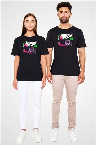 Alesso Siyah Unisex Tişört T-Shirt - TişörtFabrikası