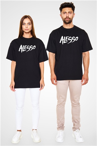 Alesso Siyah Unisex Tişört T-Shirt - TişörtFabrikası