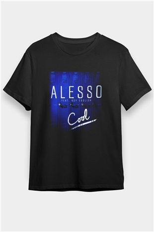 Alesso Siyah Unisex Tişört T-Shirt - TişörtFabrikası