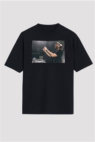 Alesso Siyah Oversize Tişört Oversize T-shirt - TişörtFabrikası