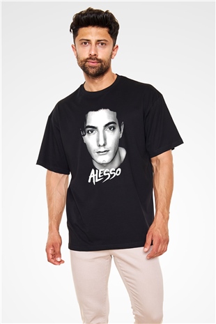 Alesso Siyah Oversize Tişört Oversize T-shirt - TişörtFabrikası