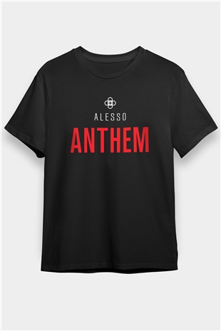 Alesso Siyah Unisex Tişört T-Shirt - TişörtFabrikası