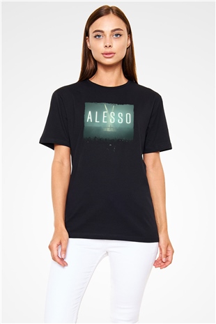 Alesso Siyah Unisex Tişört T-Shirt - TişörtFabrikası