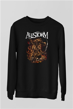 Alestorm Siyah Unisex Sweatshirt