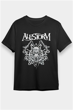 Alestorm Siyah Unisex Tişört T-Shirt - TişörtFabrikası