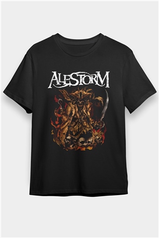 Alestorm Siyah Unisex Tişört T-Shirt - TişörtFabrikası