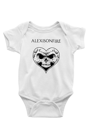 Alexisonfire Baskılı Beyaz Unisex Bebek Body - Zıbın