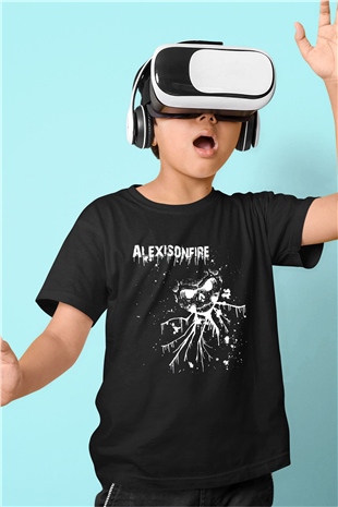 Alexisonfire Baskılı Siyah Unisex Çocuk Tişört