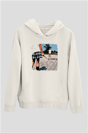 Alexisonfire Baskılı Unisex Beyaz Hoodie
