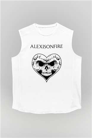 Alexisonfire Beyaz Unisex Kolsuz Tişört
