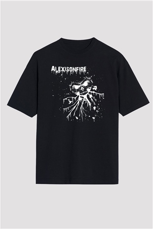 Alexisonfire Siyah Unisex Oversize Tişört T-Shirt