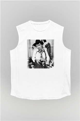 Alice Cooper Beyaz Unisex Kolsuz Tişört