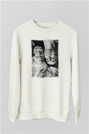 Alice Cooper Beyaz Unisex Sweatshirt